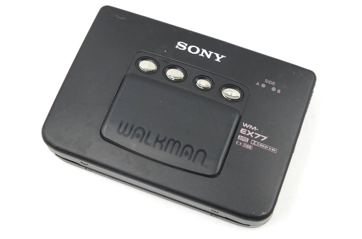 あすつく】 【美品DE可動品】SONY Cassette WM-EX77 WALKMAN - ポータブルプレーヤー